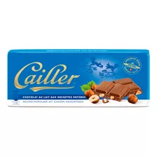 Chocolate Suiço Cailler Ao Leite Com Avelãs 100g Barra