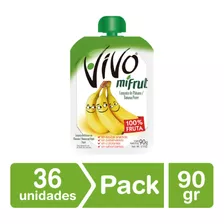 Pack 36 - Vivo Compota Mifrut Platano 90 Gr