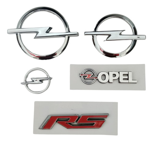 Emblemas Opel Rs Kit 5 Unidades  Foto 4