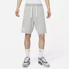 Short De Moda Para Hombre Nike Club Fleece Alumni Gris