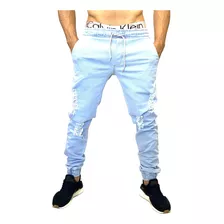 Calça Jogger Masculina Saruel Skinny Sport Luxo Swag Top