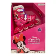 Patins Inline Ajustável Tam 35-38 Disney Minnie - Multikids