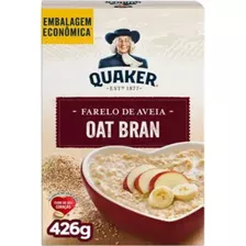 Farelo De Aveia Oat Bran Quaker 426gr - Kit Com 2 