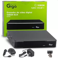 Gravador De Vídeo Digital 1080n 4 Canais - Gs0464 M1 Dvr04 110v/220v