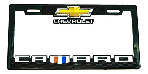  Portaplacas Premium Diseo Chevrolet Camaro Juego 2 Piezas Foto 3
