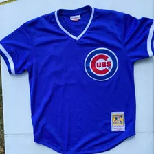 Jersey Mitchell & Ness Chicago Cubs Talla Mediana (40) Usada