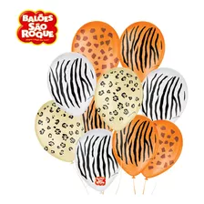 Balão 09 Tema Safari Com 25un Sortido 1081459625 - São Roque