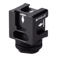 Adaptador Zapata Caliente Triple + Conector Hilo 1/4 Puluz