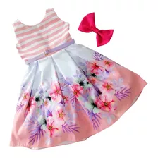 Vestidos Para Niñas De Mariposas Y Flores - H