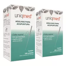 Agulha Acupuntura Facial 0,18x8 Ting 200 Agulhas Importada