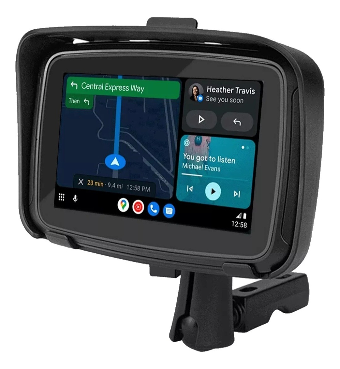 -- Central Multimedia Gps Moto Androidauto Y Applecarplay --