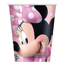 Unique Disney Minnie Mouse Vasos De Papel Desechables 8