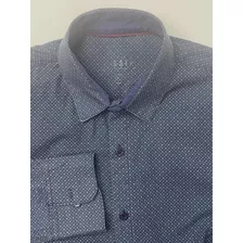 Camisa Hombre Nissim Talle S / M Azul Impecable