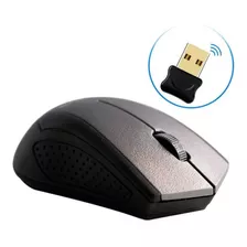 Mouse Sem Fio Óptico Usb 3.0 Para Pc/notebook Cor Cinza