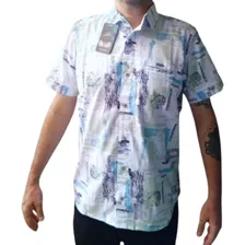 Camisa Hombre Pinram 1045 Estampada