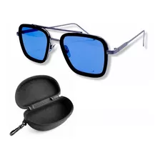 Lentes Armazon Iron Transparente Marco Metal Edith Funda