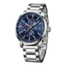 Reloj Para Hombre Benyar By 5102 By-51200109 Plateado