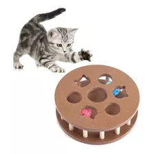 Juguete Para Gato Cat Interactivo Wooden Collision Ball Toy