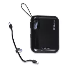 Yoobao Cargador Portatil Con Cables Integrados, Bateria Exte