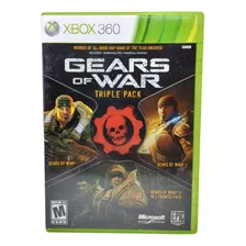 Jogo Gears Of War 1 E 2 Dual Pack Xbox 360 Original Mf