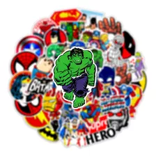 Calcomaniasstickers Super Heroes Pack 50 Unidades Comics