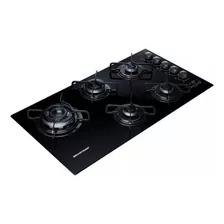 Cooktop A Gás 5 Bocas Touch Timer 85x46x8.6cm - Brastemp