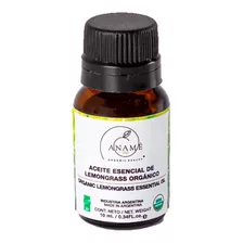 Aceite De Lemongrass Orgánico 10ml Certificado - Aname Vio 