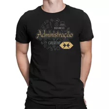 Camiseta Administração Masculina,promoção,100% Algodão,top