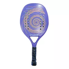 Raqueta De Tenis De Playa De Fibra De Carbono Y Vidrio Púrpu