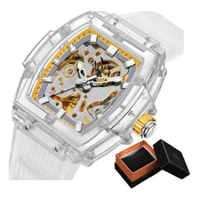 Relojes Mecánicos Transparentes Onola Luxury Para Hombre