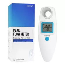 Sonmol Medidor De Flujo Pico Digital, Espirmetro, Asma Para