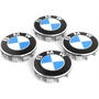 4 Centros Tapa Rin Para Bmw  Serie 1 2 3 4 5 6 7 X  68 Mm