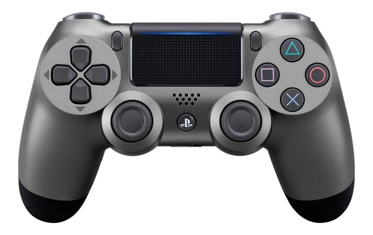 Controle Joystick Sem Fio Sony Playstation Dualshock 4 Steel Black