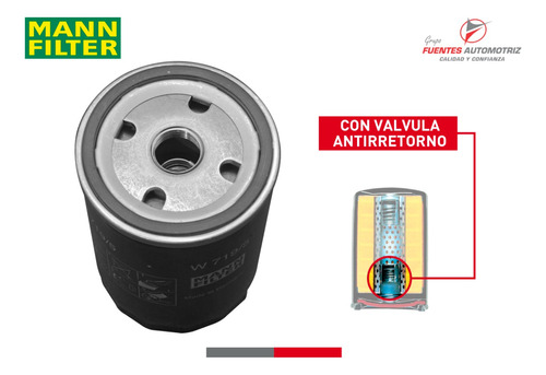 Filtro Aceite Para Vw Vanagon 2.1 1986 1987 1988 1990 1991 Foto 4