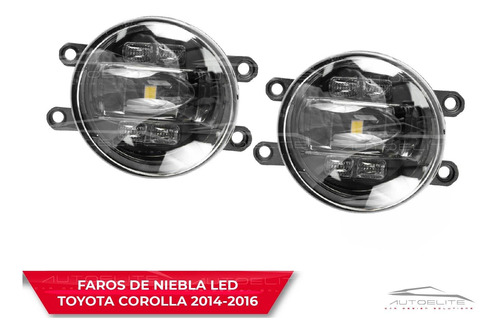 Set Faros Niebla Led Toyota Corolla 2014 2015 2016 Sunny Foto 2