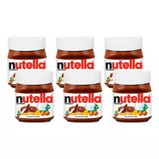 Kit 6 Chocolate Creme De Avelã Gigante Ferrero Nutella 650g