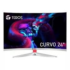 Monitor Teros Te3131 Full Hd 24'' Ips 75hz Curvo Color Plateado