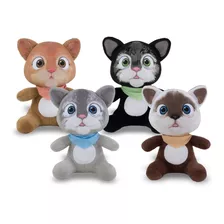 Gatinho De Pelúcia Plush 27cm Lindo Decoração Anti-alérgico