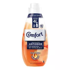 Comfort Amaciante Concentrado Proteção Antiodor 1l Comfort