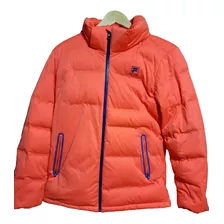 Campera Fila Sport De Plumas Naranja Fluor