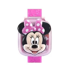 Reloj Vtech Infantil Disney Minnie Mouse Luces Sonidos
