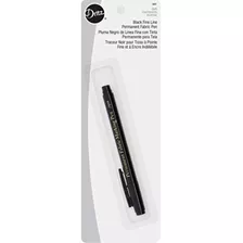 3087 The Fine Line Marcador Permanente Tela, Negro