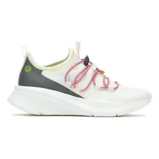 Calzado Tenis Hush Puppies Blanco Mujer Spark Bungee Hp10201