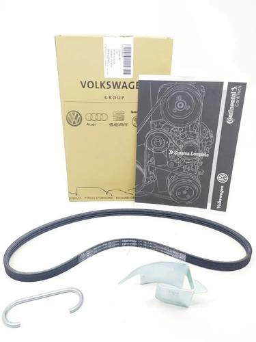 Banda Compresor Aire Acond Original Vw Gol Saveiro 2009-2023 Foto 5