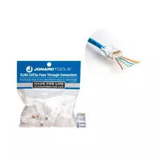 Conectores Rj45525 Cat5e Rj45 De Paso Través (paquete ...