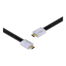 Cabo Hdmi 4k Uhd 3d Flat Conector Desmontável 3 Mts H20fl-3