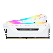 Memoria Ram Vengeance Rgb Pro Gamer Color Blanco 16gb 2 Corsair Cmw16gx4m2d3600c18