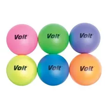 Conjunto De 6 Pelotas Voit Tuff Softi 6.25 Neons