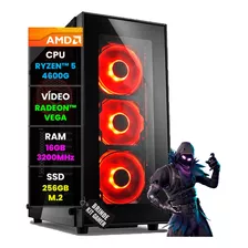 Pc Gamer Computador Completo Ryzen 5 16gb Ddr4 Ssd 600w Wifi