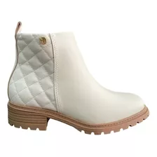 Bota Salto Montaria Cano Curto Moda Chelsea Modare 7074.106